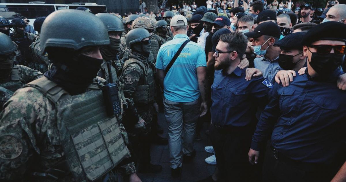 Сторонники традиционных ценностей были задержаны в Одессе